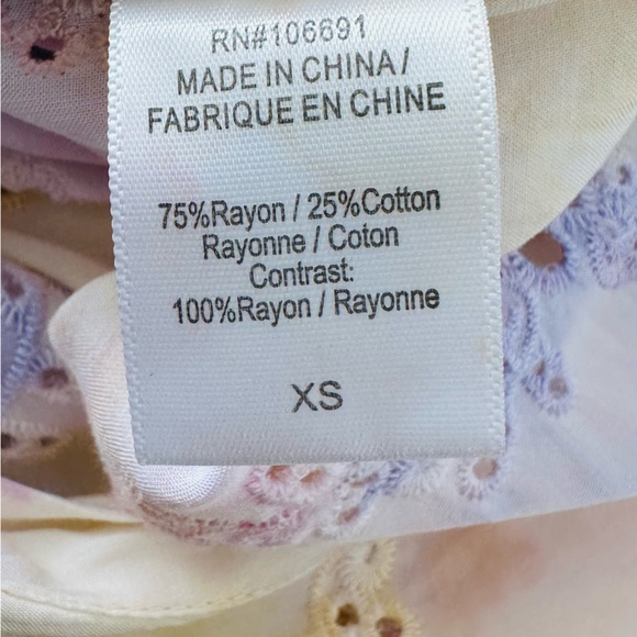 New Young Fabulous & Broke Kyra boho eyelet tie dye violet burst jumpsuit romper - Picture 7 of 9